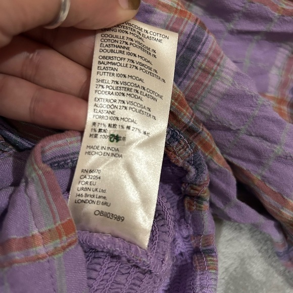 Free people cherry bomb madras blouse - Picture 6 of 13